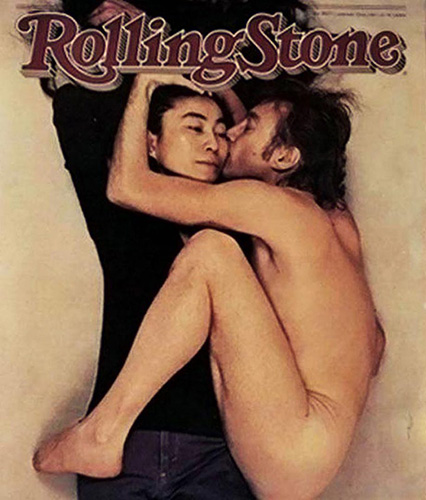 Josh & Sam - 2013 Holiday Card - Yoko Ono & John Lennon Rolling Stone Parody